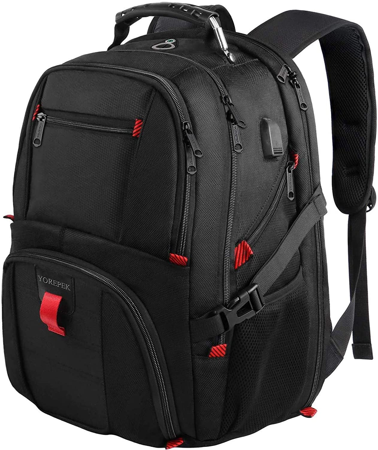 Yorepek 17 Inch Extra Large Backpack for Men, 50L Travel Backpack with ...