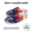 thumbnail image 6 of Haiem Watercolor Butterfly Guinea Pig Print Women's Fuzzy Memory Foam House Slipper Cozy Home Footwear Non-slip Winter Slippers-40/41, 6 of 7