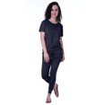 thumbnail image 2 of Moomaya Nightwear Set Heart Embroidered Top Slim fit Plain Pyjamas Cotton Sleepwear 2 Piece Nightwear Nightdress, 2 of 7
