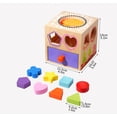 thumbnail image 3 of EQWLJWE Early Development Activity Toy,Education Toy Sensory Montessori Activity Toys, Shape Matching Touch Box Sensory Toy Color Blocks Early Learning Puzzle for Toddlers Kids, 3 of 9