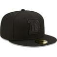 thumbnail image 3 of Men's New Era Denver Broncos Black on Black Alternate Logo 59FIFTY Fitted Hat, 3 of 5