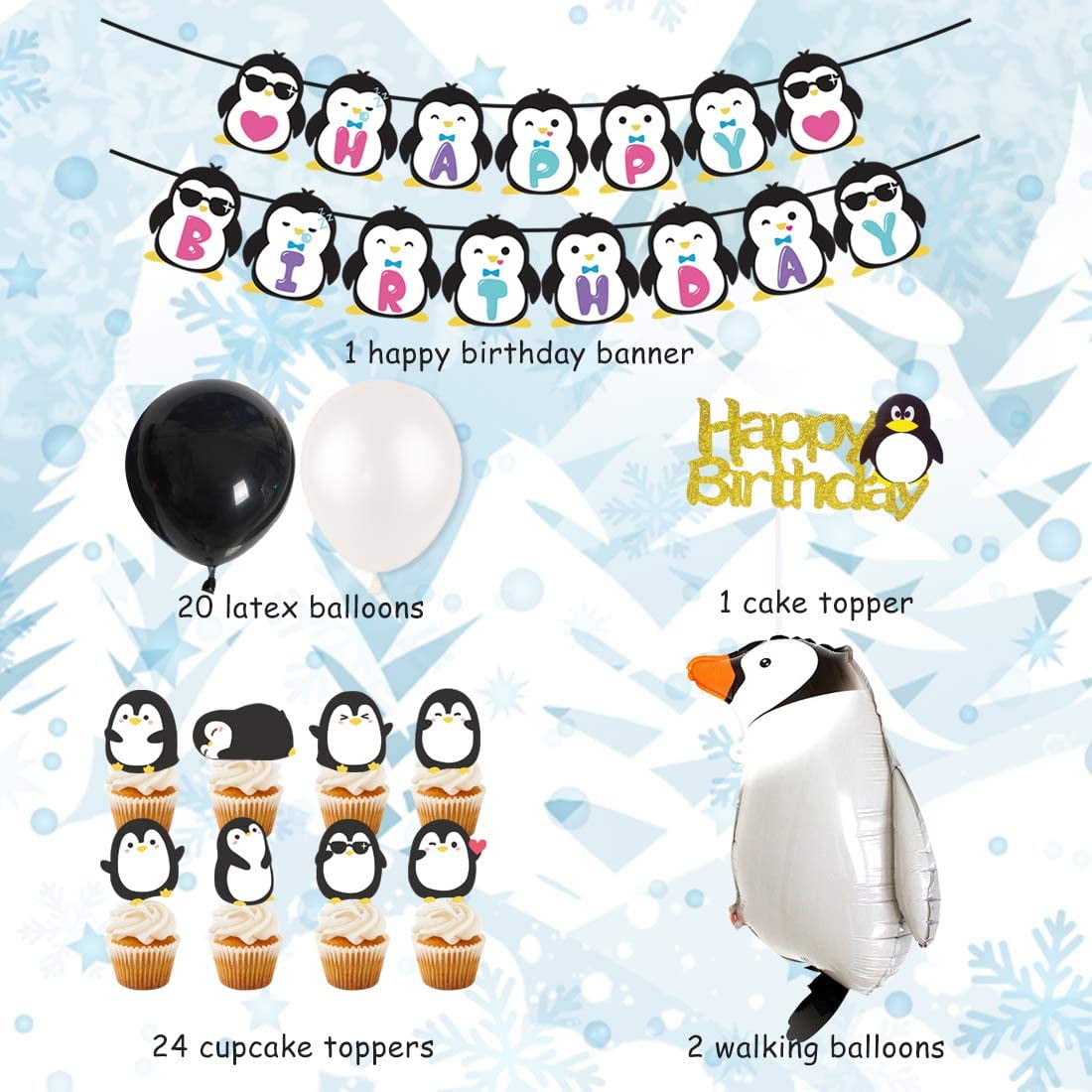 Penguin Party Bunting 
