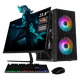thumbnail image 1 of Computadora Escritorio Completa Xtreme PC Gaming AMD Radeon Vega Renoir Ryzen 5 5600GT 16GB SSD 1TB Monitor 23.8 WIFI Black juegos casuales, trabajo y estudio, 1 of 6