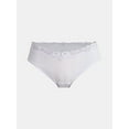 thumbnail image 3 of No Boundaries Body Base Hipster Panties with Lace, Women's, 3 of 3