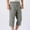 Green, variant on Capri Pants for Men Baggy Breathable Linen Wide Leg Cropped Pants 2026 Trendy Solid Drawstring Harem Pant Plus Size