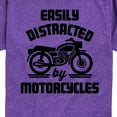 thumbnail image 3 of Instant Message - Easily Distracted By Motorcycles - Toddler & Youth Short Sleeve Graphic T-Shirt, 3 of 7