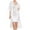 White, variant on AherBiu Satin Pajama Set for Women Sexy Sleeveless Sleep Dress Casual Knee Length Nightwear with Robe