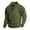 Army Green, variant on Penkiiy Men's Pullover Sweatshirts Long Sleeve Shirts Casual Thermal Loose Fit Button Up Pullovers XL Beige