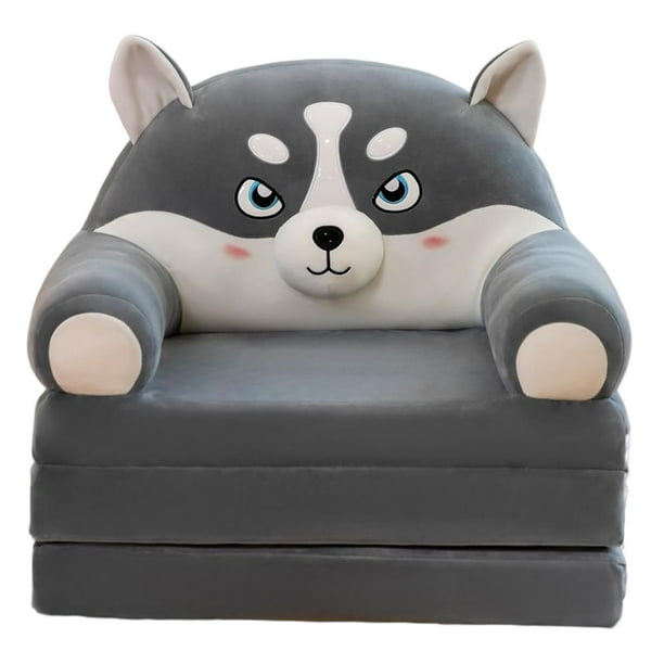 Funda para sillas de sofá de dibujos animados para Funda de sofá cama de 3 capas elástica Funda de sofá plegable para sillón , Husky Fornido perfecl Funda elástica