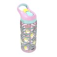 thumbnail image 6 of Zak Designs 25oz Squishmallows Kids Straw Water Bottle, Durable Plastic Park Bottle with Easy-Open Locking Spout Cover for Travel, Built-In Carry Handle, Stripe, 6 of 10