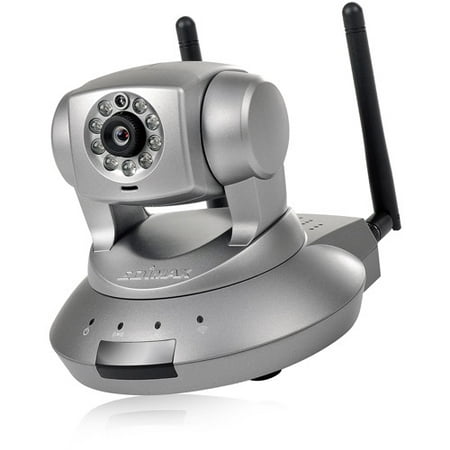 Edimax IC-7110W Wireless-N Pan/Tilt 1.3MP Day & Night Internet IP Camera with IR LED, H.264, E-Cloud Technology, Gray