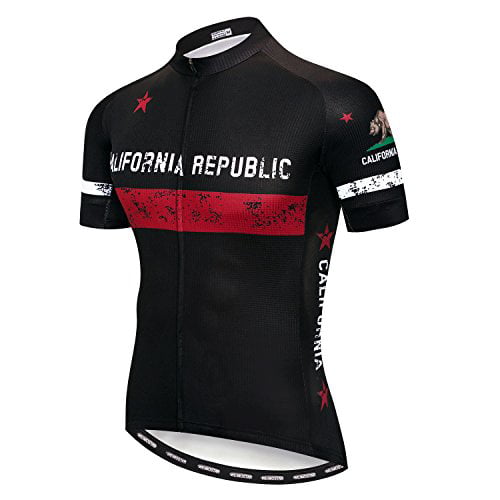 Cycling Jersey Men Full Zip Bike Shirt Racing Top Bicycle Clothing 
