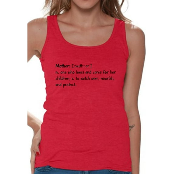 Women's Mother Graphic Tank Tops Mother's Day Gift Motherhood