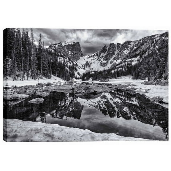 Cortesi Home 'Dream Lake Morning' by Darren White Photographic Print on Wrapped Canvas