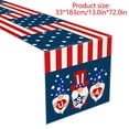 thumbnail image 3 of OutmaxHome 4th of July Table Runner, Independence Day Memorial Day Kitchen Dining Table Decoration for Home Party Decor, 3 of 4