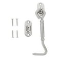 thumbnail image 5 of FELTECHELECTR 1Set Barn Door Lock for Interior Doors Heavy Duty and Safe Silver, 5 of 7