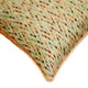 thumbnail image 2 of Fundas decorativas para cojín naranja de 30 x 30 cm (12 x 12 pulgadas), con bordado de jacquard y chevron para sofá, diseño geométrico moderno - Felicity, 2 of 5