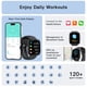 thumbnail image 3 of Rastreador de llamadas y actividad física Smartwatch Paukila de 1,85 pulgadas IP68, 3 of 8