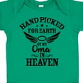 thumbnail image 4 of Inktastic Handpicked for Earth by My Oma in Heaven with Angel Wings Boys or Girls Baby Bodysuit, 4 of 5