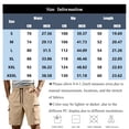 thumbnail image 2 of CCRFTGI Mens Shorts Cargo Casual Work Lounge Shorts Loose Fit Outdoor Short Drawstring Pants with Multi Pockets Dark Gray XL, 2 of 5