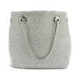 thumbnail image 1 of Women Evening Bag Net  Sequins Skewed Bucket Bag Handbag Chain Bag, 1 of 3
