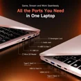 thumbnail image 7 of 15.6" IPS FHD-Gaming-Laptop, AMD 8 Cores Ryzen 7 7735HS 32GB DDR5 RAM 1TB SSD (Beats i7-12650H Up to 4.75GHz) AMD Radeon 680M GPU-Computer with 100W Type-C Backlit Keyboard Fingerprint, 7 of 7