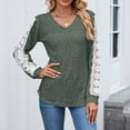 thumbnail image 5 of Women's Sweatshirts, Dressy Tops for Women Long Sleeve Sweaters for Women Long Sleeve Shirts Work, 5 of 9