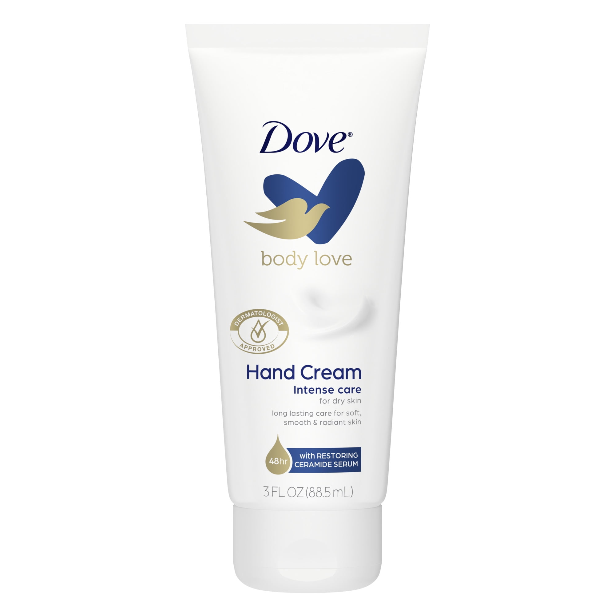 Dove Body Love Moisturizing Hand Cream for Rough or Dry Skin Intense Care Softens and Smoothes oz - Walmart.com