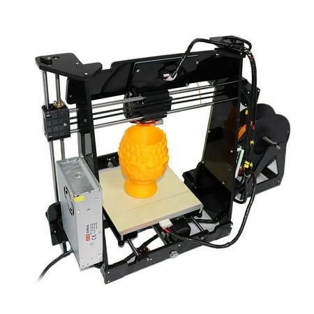 3D Printer DIY Kit High Precision Quick Self-Assembly with Acrylic Frame Heated Bed Build Volume 220 * 220 *