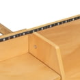 thumbnail image 5 of Harper & Bright Designs Full Over Full Floor Bunk Bed with Drawers & LED Lights, Solid Wood Full Size Bunk Bed Frame with Storage Shelves Bookcase and Charging Station for Bedroom Dormitory, Natural, 5 of 20