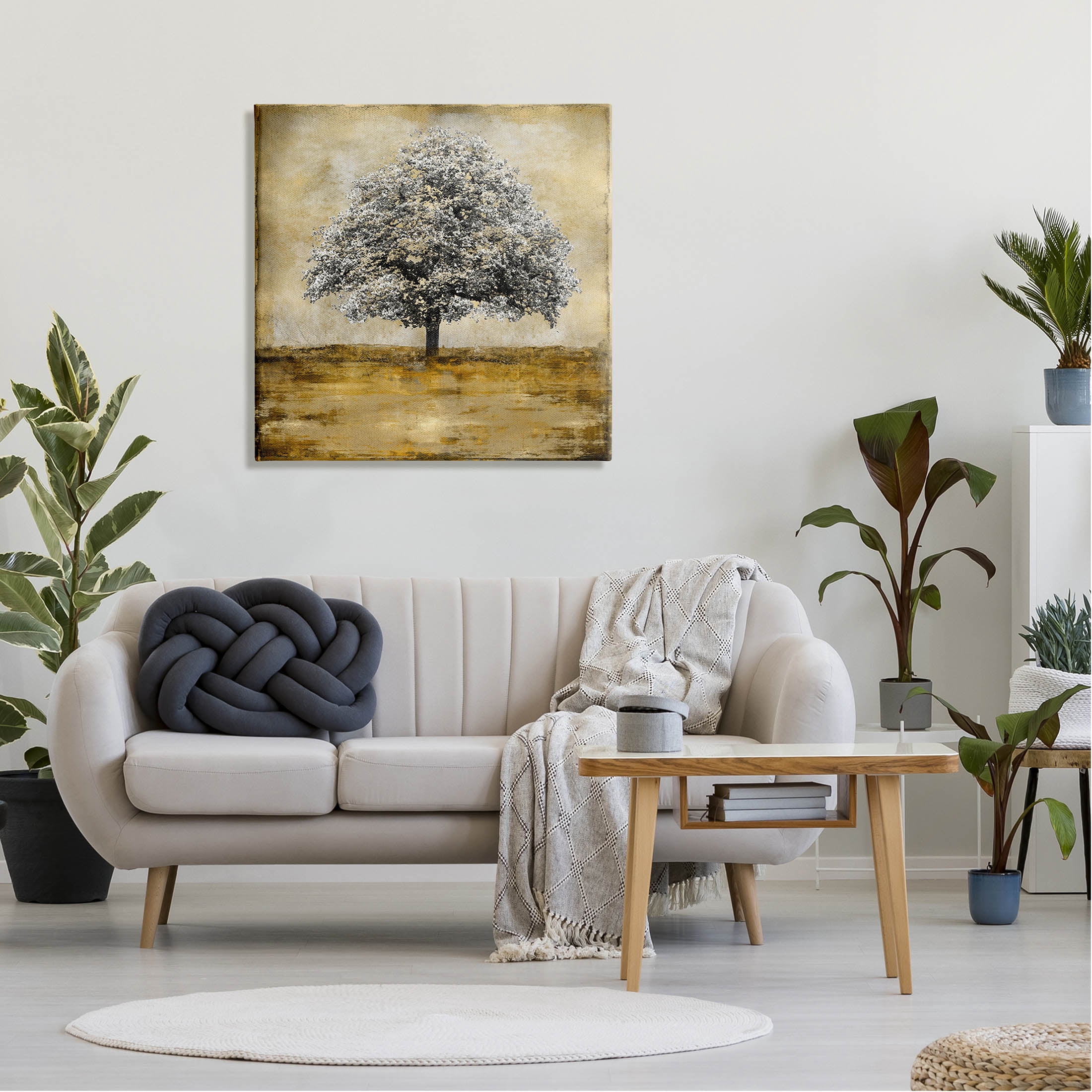 Stupell Industries Vintage Style Tree Portrait Graphic Art Gallery Wrapped Canvas Print Wall Art, Design by Eric Turner