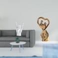 thumbnail image 2 of Estatua de gesto rockero, figura de mano, escultura de pareja, decoración moderna de cerámica para mesa, ideal para el hogar, la oficina, el dormitori, 2 of 8