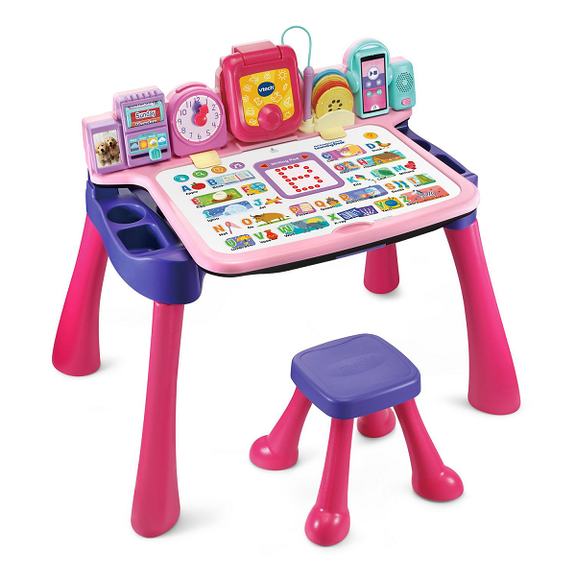 Open Box VTech 80-540950 Get Ready for School Learning Desk