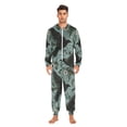 thumbnail image 3 of FORMRS Onesies Pajama for Adults Unisex Hoodie Winter Jumpsuit One Piece Sleepwear, Sizes S-2XL, Mystic Crows Pattern, 3 of 7