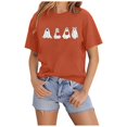 thumbnail image 3 of Cute Dog Ghost Halloween Tshirts Women 2025 Short Sleeve Crewneck Dog Pumpkin Thanksgiving Halloween Shirts for Women, 3 of 4
