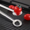 thumbnail image 2 of TrueCraftware- 9-1/2" Serrated Grip Barbecue Tong Stainless Steel- Metal Food Tongs Strong Grip for Grabbing Food Cooking Cooking Grilling Barbecue/BBQ Buffet Buffet and Turning Food, 2 of 8