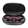 thumbnail image 4 of Auriculares Bluetooth Cómodos Impermeables shamjiam para Fitness Conducción Deporte rojo, 4 of 6