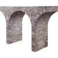 thumbnail image 5 of Meridian Furniture Pomezia Brown Marble Finish Console Table, 5 of 8