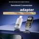 thumbnail image 3 of Adaptador multifuncional 3 en 1 para cargar auriculares de datos X9Q4 J9L6, 3 of 7