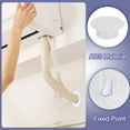 thumbnail image 3 of Uxcell 3pcs Cubierta de Agujero de Pared para Aire Acondicionado PP 2.4" (60mm) Apto para Agujeros de 2.4-2.7" Blanco, 3 of 6