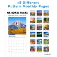 thumbnail image 3 of Calendario de pared Chambom 2025-2026, 18 meses, 30 x 60 cm, con días festivos, 3 of 9