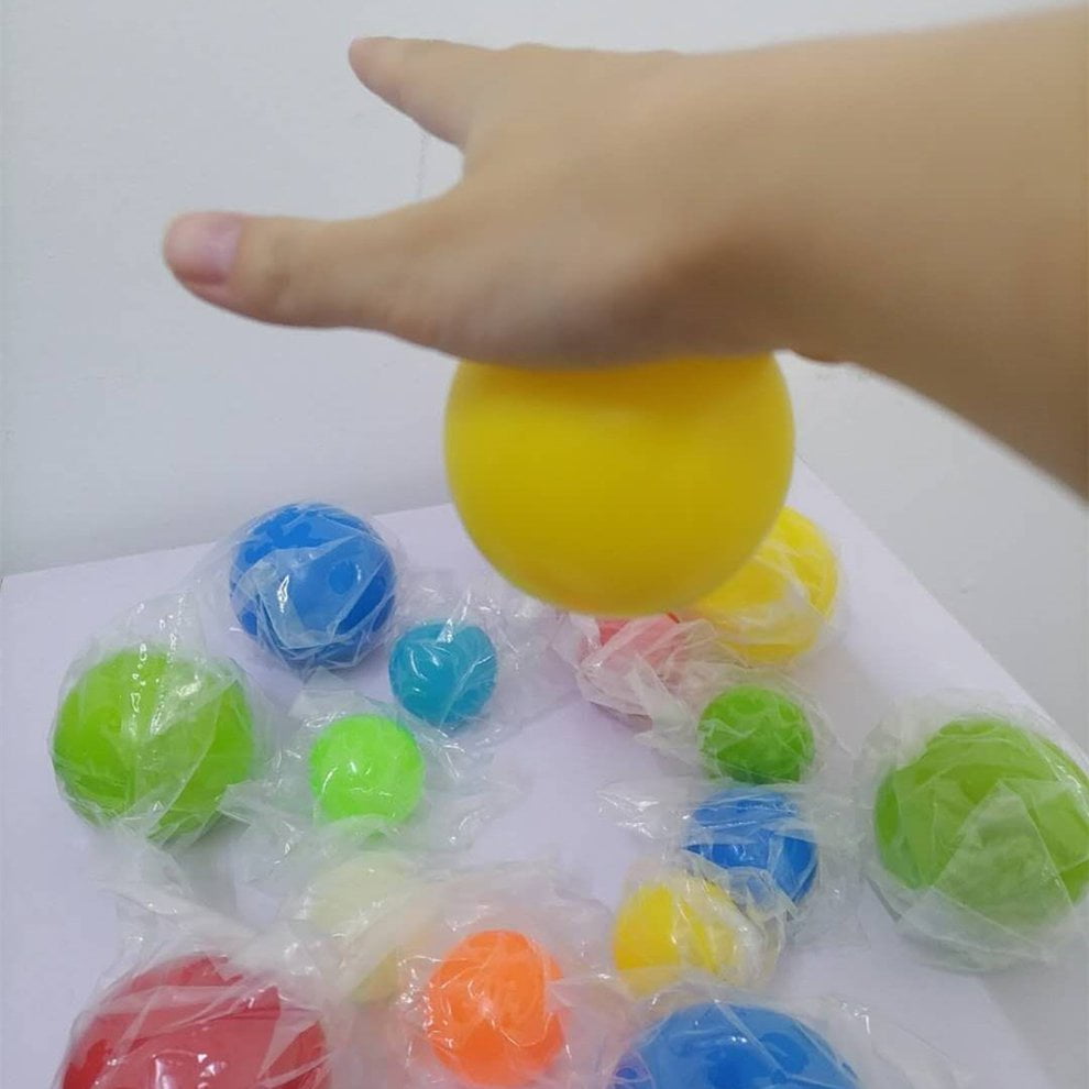 4X Anti-Stress Sticky ball Decompression Sticky Squash Suction kids Toys Set Kit 