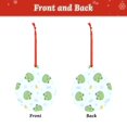 thumbnail image 2 of Zufioo Kawaii Frogs Print Large Acrylic Christmas Ornaments, Suitable for Christmas Tree Christmas Holiday Party Pendant Decorations-Round Shape, 2 of 7