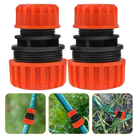 BESTOYARD 2Pcs Hose Repair ABS Plastic Multi for Garden Hose Use