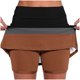 thumbnail image 1 of Pantalones Cortos Atléticos de Mujer de Cintura Alta Pantalones Ligeros de Impresión Delgados con Bolsillos, 1 of 7