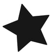 thumbnail image 3 of LiteMark Removable Black 4 Inch Star Decals - Pack of 12, 3 of 5