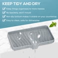thumbnail image 7 of EGWON Kitchen Sink Tray,Self Drain Bathroom Soap Tray Silicone Sponge Holder for Kitchen Sink, 7 of 7