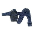 thumbnail image 4 of ACCIÓN de ACCIÓN de 1: 6 Copa de ropa en miniatura Traje de uniforme Accesorios de disfraces de muñeca de tela para figuras masculinas de 12, 4 of 8