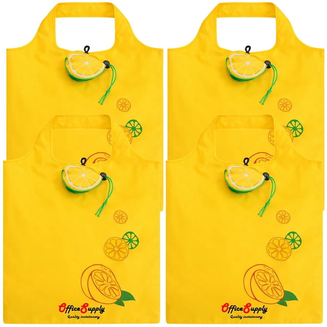 Bolsa para Supermercado Office Supply MXONB-004 4 Piezas Amarillo