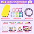 thumbnail image 2 of CandWuom Friendship Bracelet Making Kit, Bracelet Kit for Girls, Jewelry Bracelet Kit, Portable DIY Knitting for Kids, Best Gifts Ideas for Kids Age 8- 12 Year Old (Yellow), 2 of 8